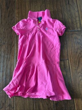 Polo by Ralph Lauren Hot Pink Girls Polo Dress
